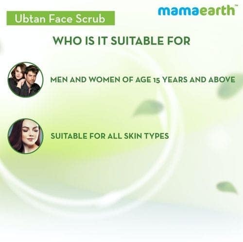 Mamaearth Ubtan Scrub For Face With Turmeric & Walnut For Tan Removal (100gm) view 5