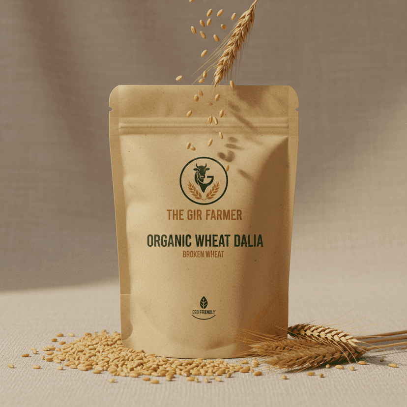 Organic Wheat Dalia - High Fiber Coarse/Fine view 4