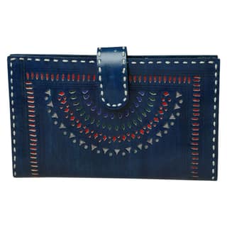 Garvi Gurjari (A Gujarat Govt Enterprise Women's Clutch Bag With Leather Flap