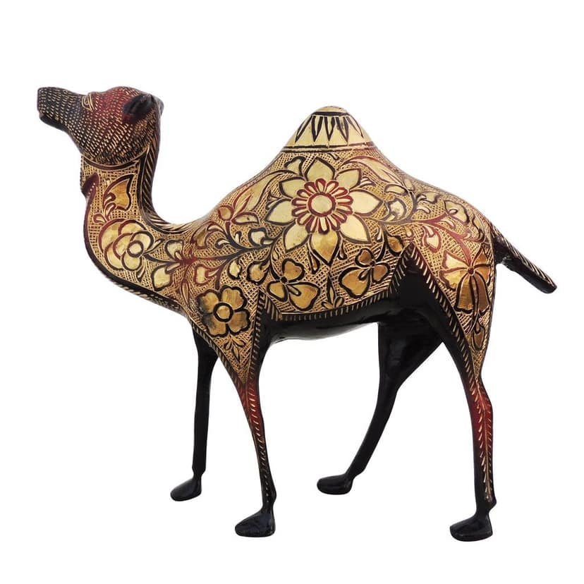 Brass Showpiece Camel Statue (ANMAS142 A) view 2