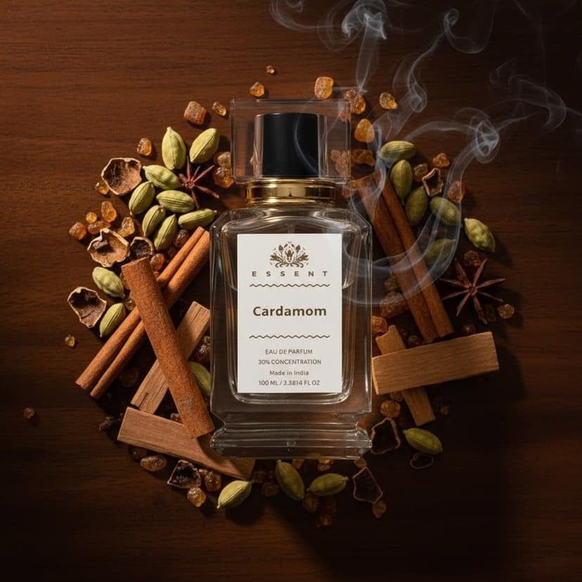 Essent Perfumes Cardamom (Elaichi) Eau de Parfum (EDP) – Fresh Spicy Cardamom Long Lasting Perfume – Unisex Fragrance view 4