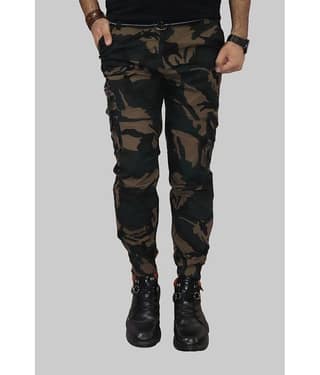 Urban Legends Regular Flat Men's Cargos - GREEN ( Pack of 1 )