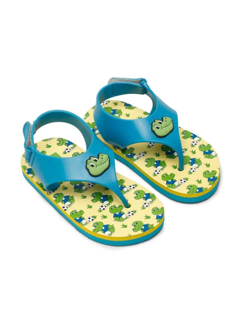 Premium Crocodile Jellies Flip-flops - Sky Blue (Unisex) view 3