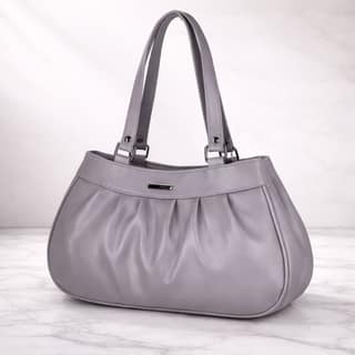 Elegant Women’s Pleated Handbag with Dual Shoulder Straps | Daily Use Stylish Purse