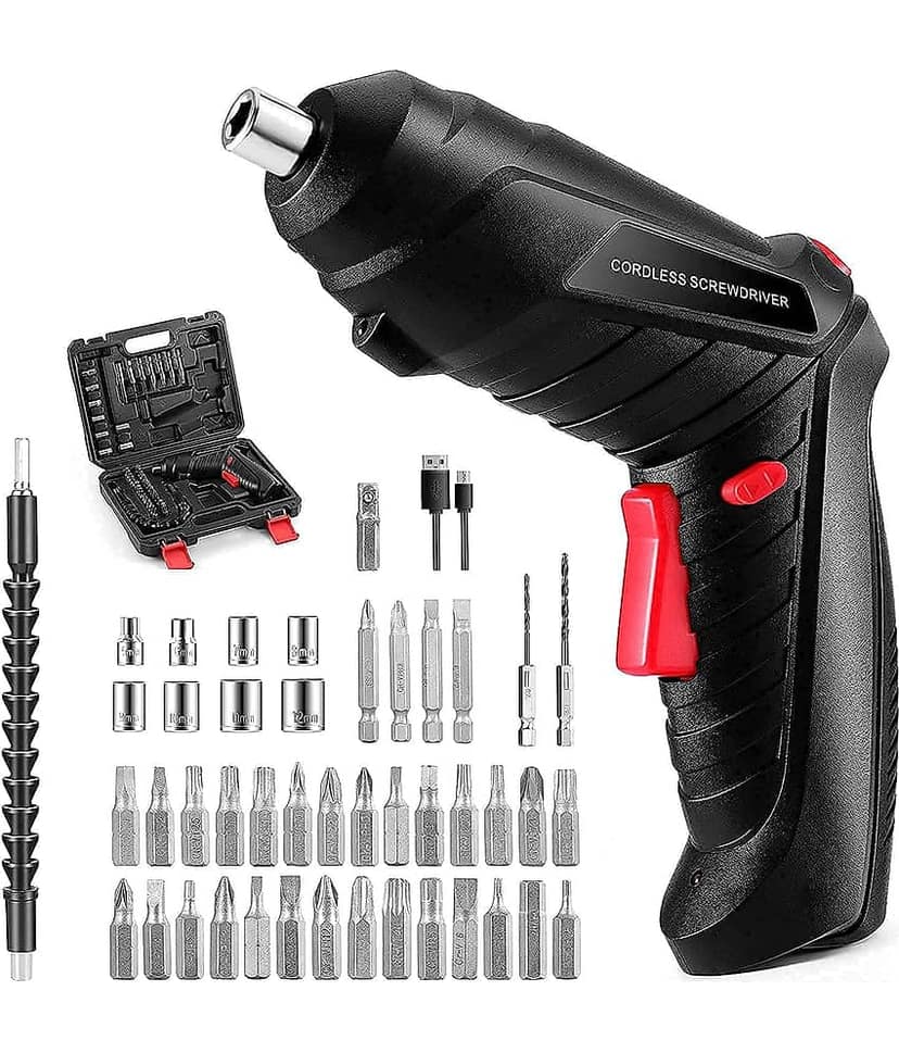 Gatih 47 in 1 Electric Screwdriver Metal Polish Stick rechargeable mini Screwdriver Drill Bits Set 1 no.s view 2
