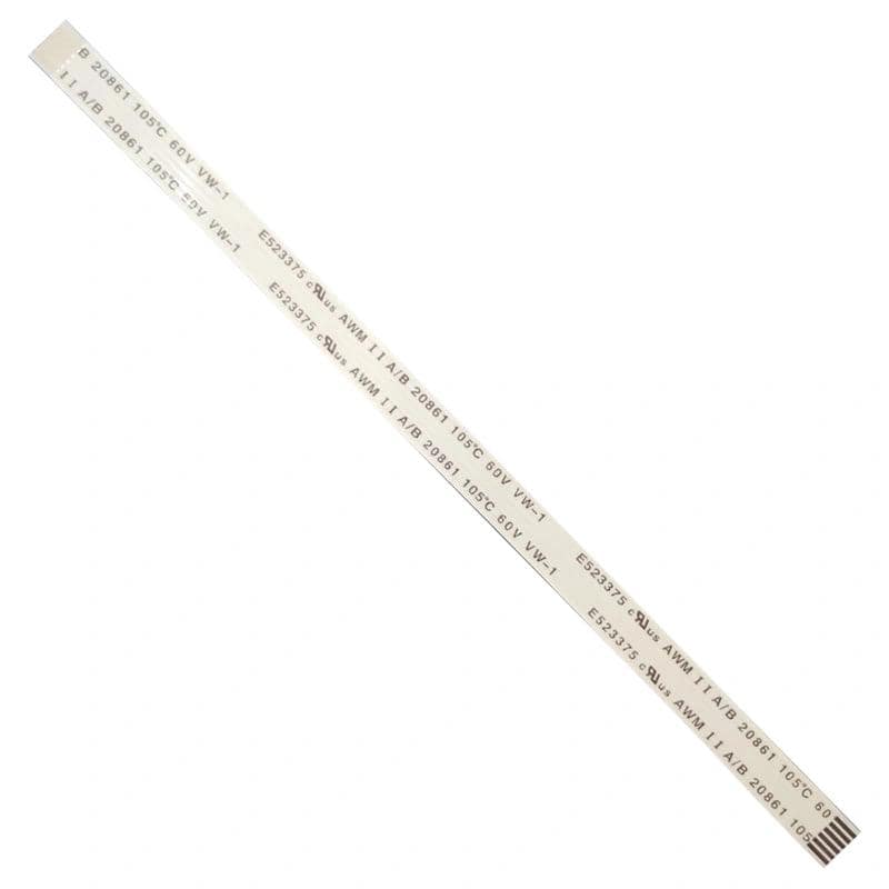 6 Pin 1mm Pitch 152mm Same Side Connection FFC Ribbon Flexible Flat Cable