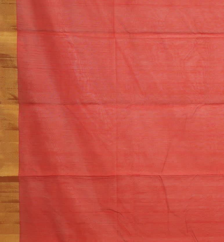 Handloom Chanderi Silk By Cotton Saree view 4