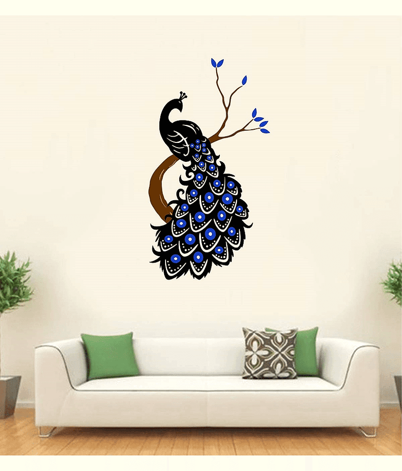 Inkfence Wall Sticker Birds ( 110 x 70 cms )
