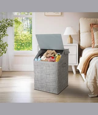 Cutbaaz Grey Laundry Bags ( Pack of 1 )