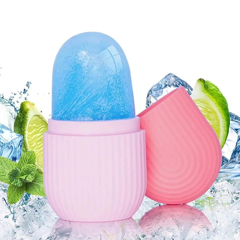 Ice Roller for Face, Ice Roller for Face Massager, Face Ice Roller to Enhance Skin Glow, Shrink &Tighten Pores, Reusable Facial Ice Roller Face Ice Treatment view 3