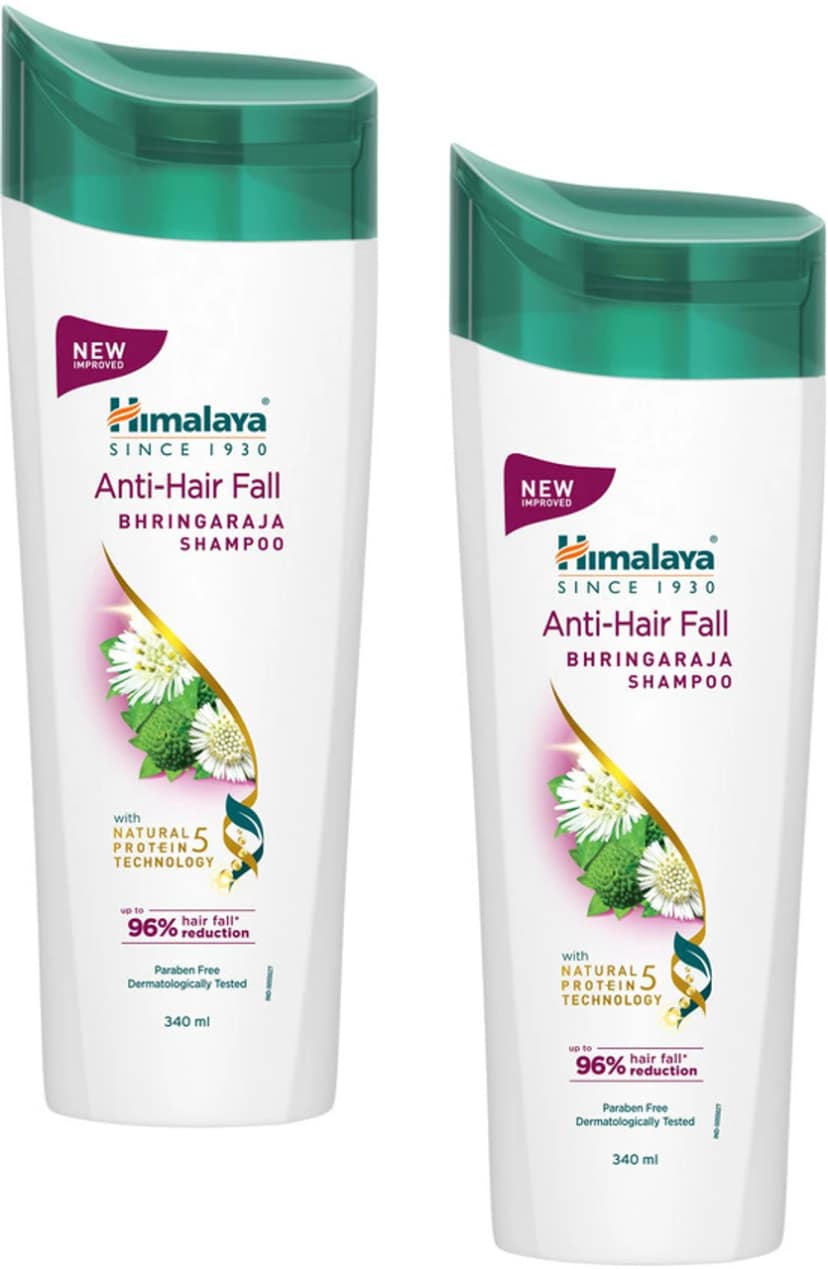 Himalaya Anti-Hair Fall Shampoo With Bhringaraja, For All Hair Types, 340 Ml