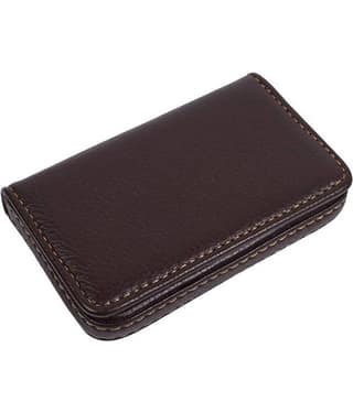 Everything Imported Bi-Fold Brown Card Holder