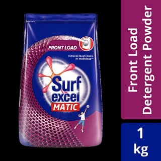 Surf Excel Matic Detergent Powder - Front Load, 1 Kg Pouch