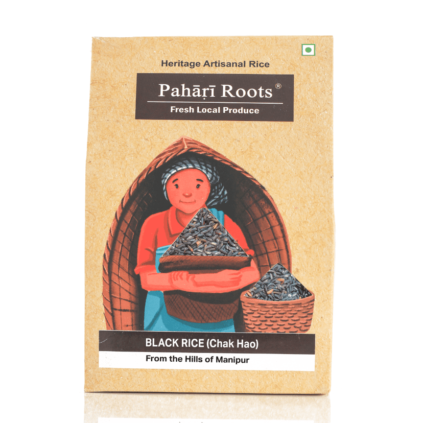 Pahari Roots Black Rice (Manipur Chakhao variety) view 2