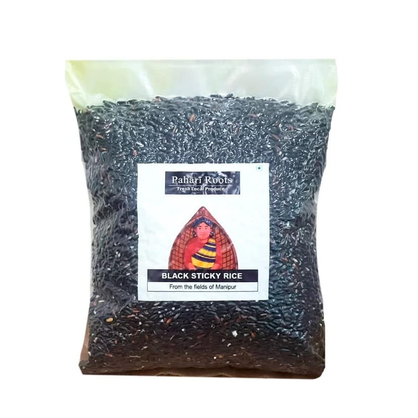 Pahari Roots Black Rice (Manipur Chakhao variety) view 5