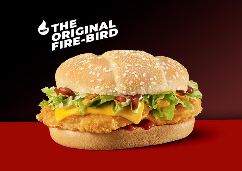 Original firebird burger