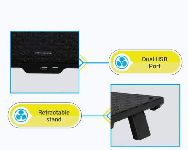Zebronics Laptop Cooling Pad view 3