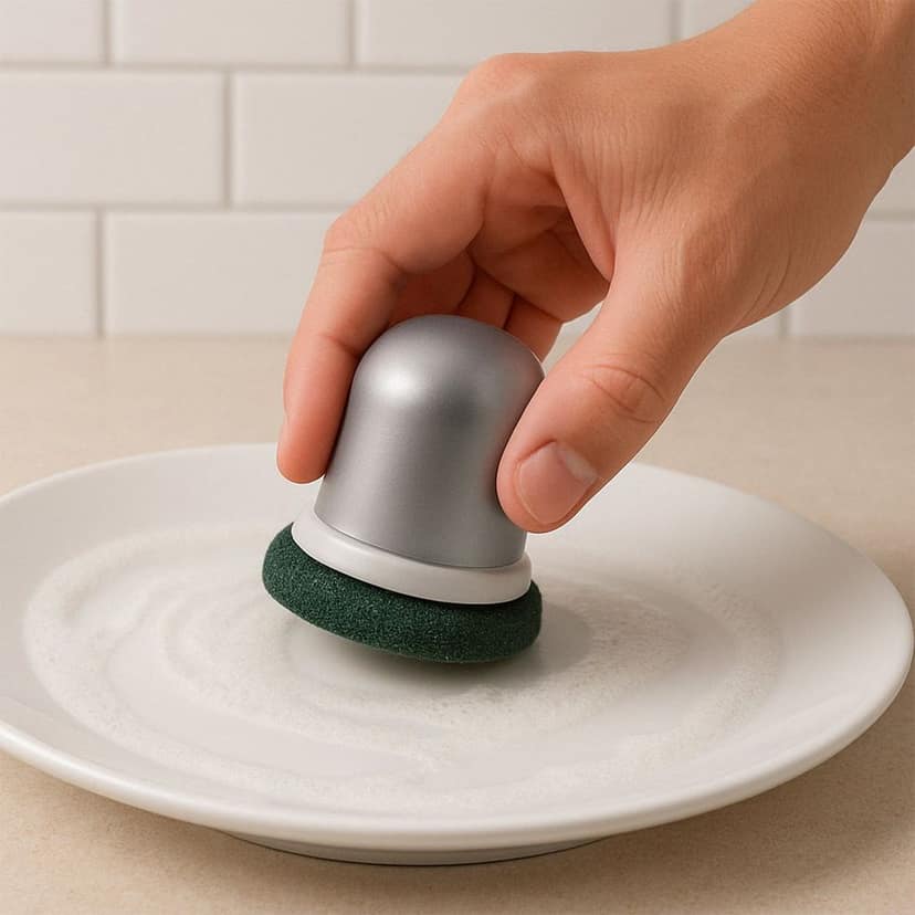 Kitchen Scrubber – Heavy-Duty with Ergonomic Grip Handle
