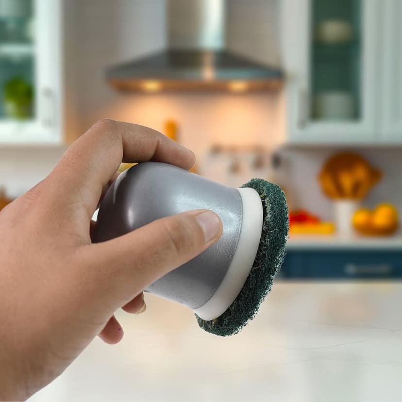 Kitchen Scrubber – Heavy-Duty with Ergonomic Grip Handle view 2
