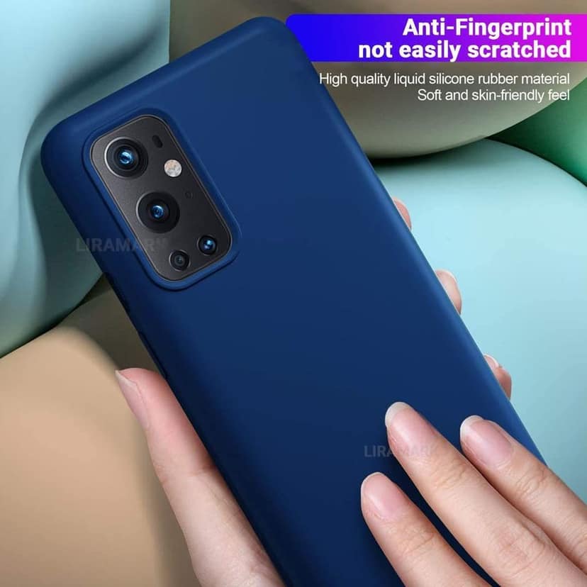LIRAMARK Liquid Silicone Soft Back Cover Case for OnePlus 9 Pro view 3