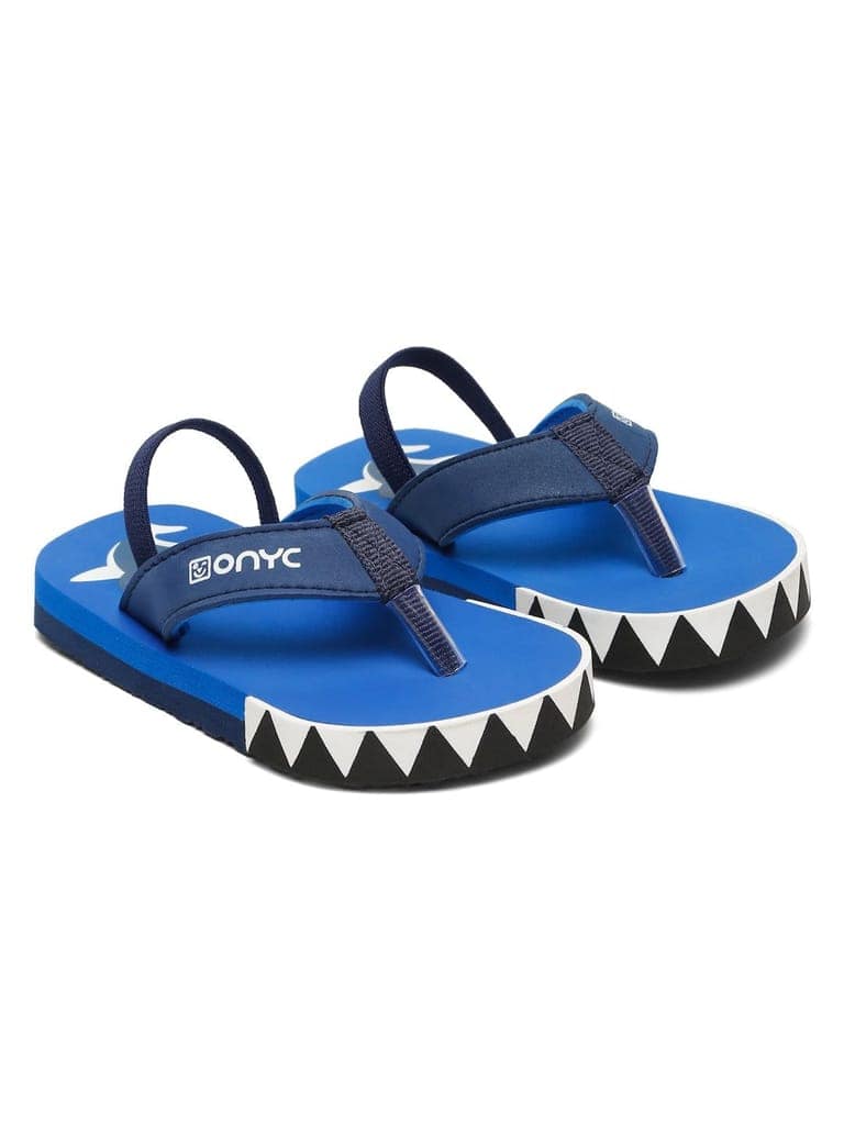 Premium Shark Flip-flops With Adjustable BackSupport - Blue (Unisex) view 3