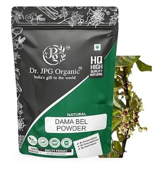 Dr. JPG Organic Natural Dama Bel Powder 100g| Damvel Powder | Tylophora Indica 100g | ISO & GMP Certified.