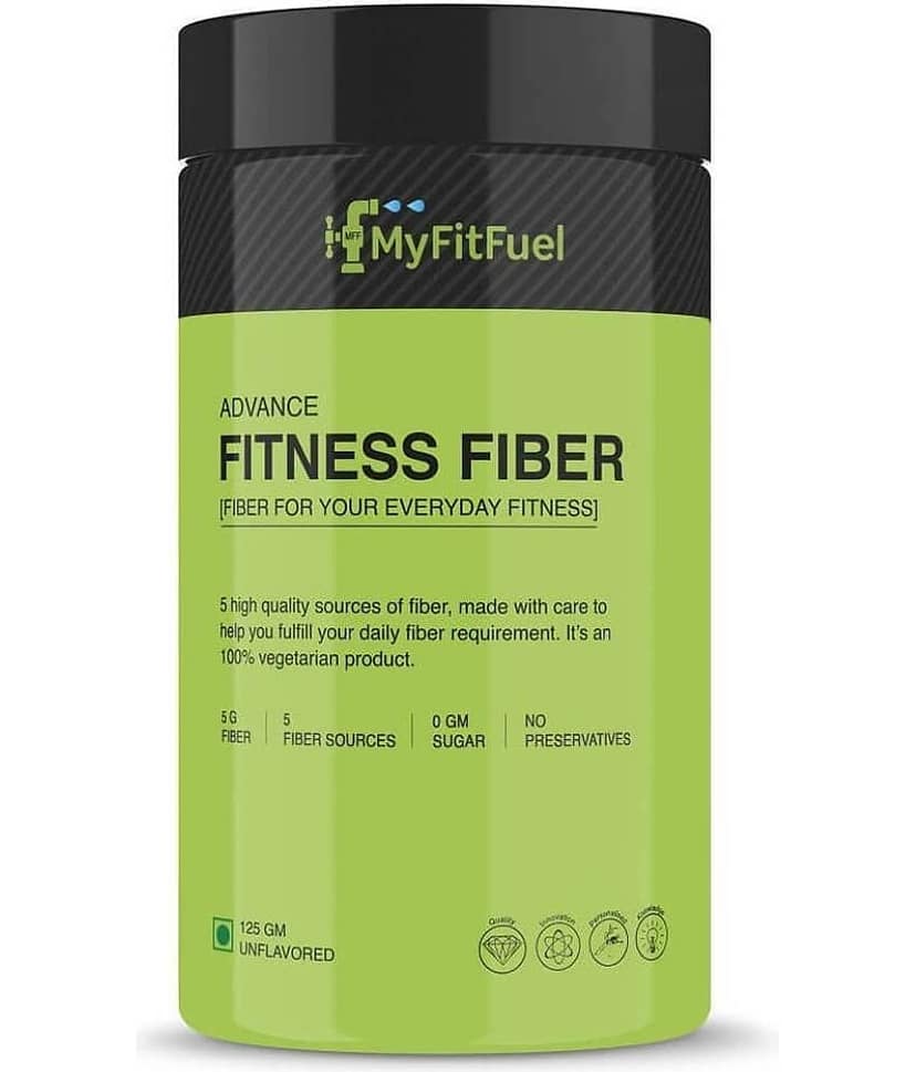 MyFitFuel Fitness Fiber, For Everyday Fiber Diet (125g, Unflavored) 125 gm Minerals Powder