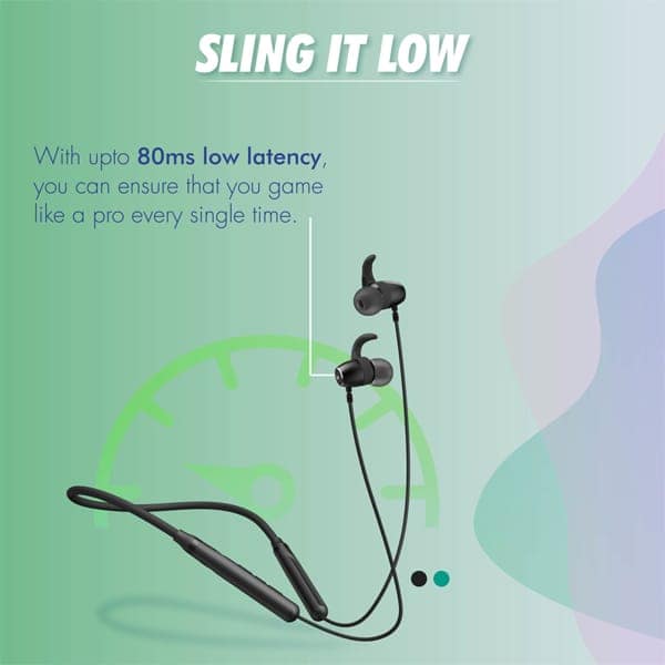 Wings Sling 100 Bluetooth Wireless Neckband view 4