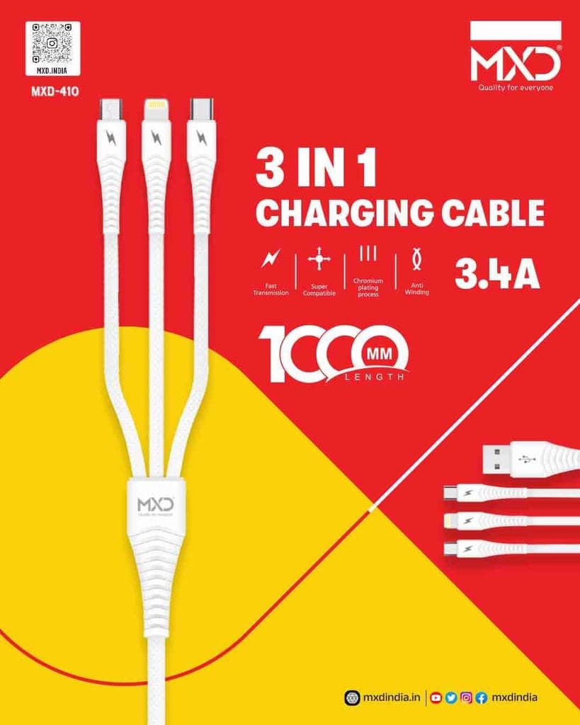 MXD 3IN1 CHARGING CABLE view 2