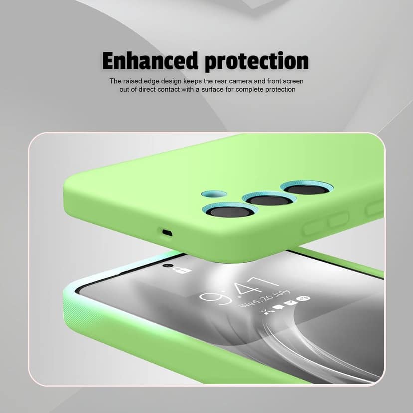 LIRAMARK Liquid Silicone Soft Back Cover Case for Samsung Galaxy S25 5G view 5