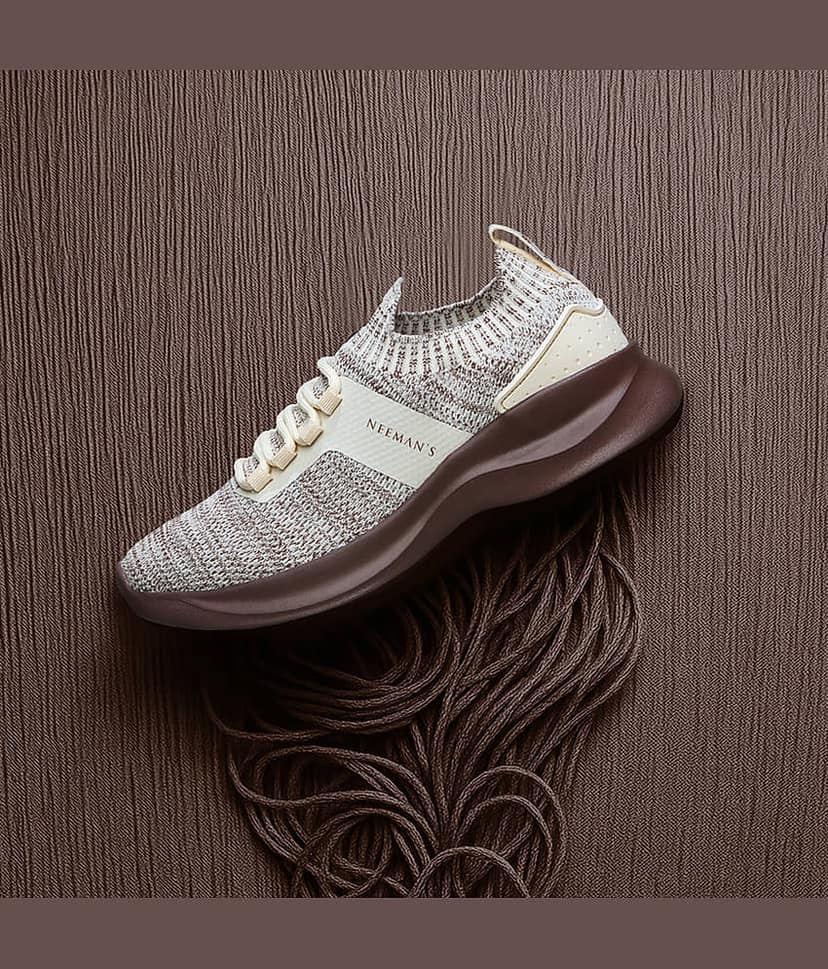 Neemans Off White Men's Sneakers