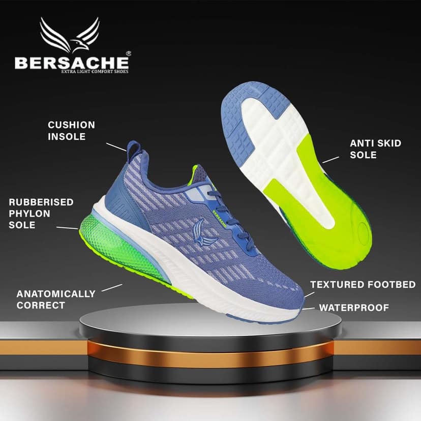 Bersache Premium Sports ,walking,Gym,cricket, Trending Running Shoes For Men's view 5