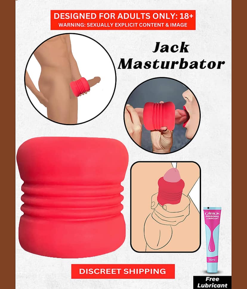 Best Masturbator For Men- Pocket Size Light Weight and Inner Dotted Texture like Realistic Feel | Red Color | Smooth and Comfortable to use