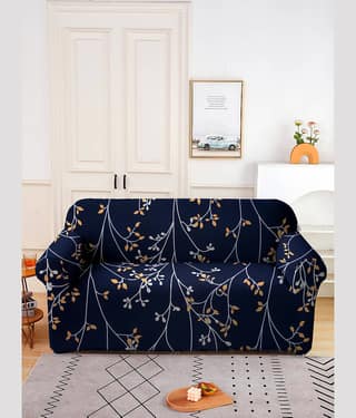 Cortina 3 Seater Polyester Sofa Cover ( Pack of 1 )