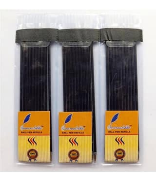 Swarnalekha - Black Ball Pen (Pack of 10)