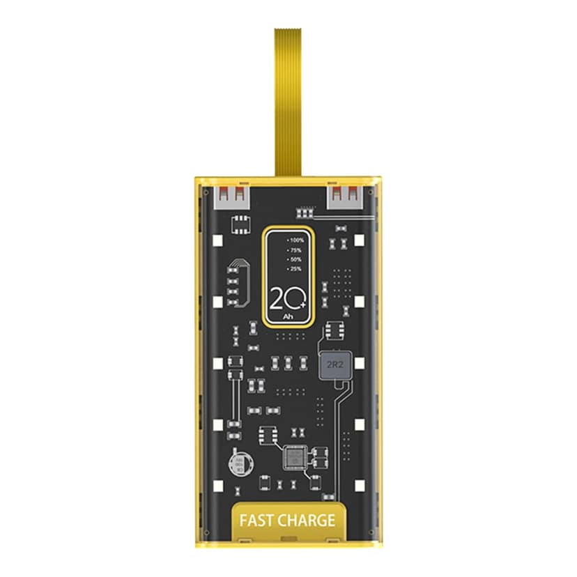 IKALL IKPB20D 20W Fast Charging 20000 mAh Power Bank with Digital Display (Yellow) IKALL IKPB20D 20W Fast Charging 20000 mAh Power Bank with Digital Display (Yellow) - Yellow