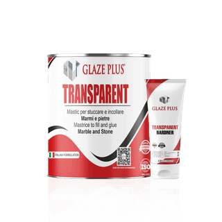 Glaze Plus | Transparent Polyester Gel | For gluing and fills up porous surface stones
