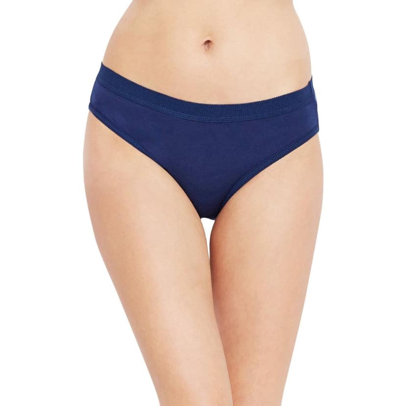 Bodycare women's combed cotton assorted Bikini Panty Pack of 2 ( 52D ) view 2