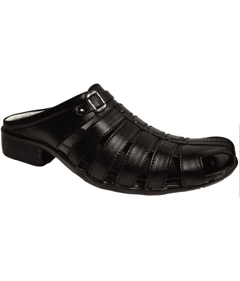 RAGE GAZE - Black Men's Sandals view 2