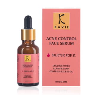 KAVIE Acne Control Serum with 2% Salicylic Acid ,| Prevents Acne / Pimples, Blackheads & Open Pores | Reduces Excess Oil | for Acne Prone or Oily Skin