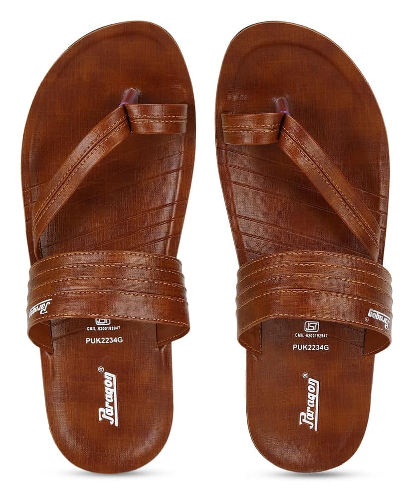 Paragon Men's Casual Slip-on Sandals for Men with Comfortable Sole