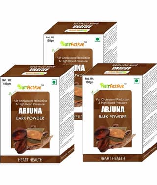 Nutractive Arjuna Bark Powder 100 Gm Pack of 3