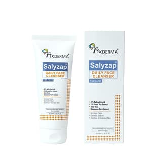 Fixderma 2% Salicylic Acid Face Wash for Oily Skin | Sulphate Free | Face Cleanser for Acne or Pimples | Acne Clearing Face Wash for Men & Women - 100ml Fixderma 2% Salicylic Acid Face Wash for Oily Skin | Sulphate Free | Face Cleanser for Acne or Pimple