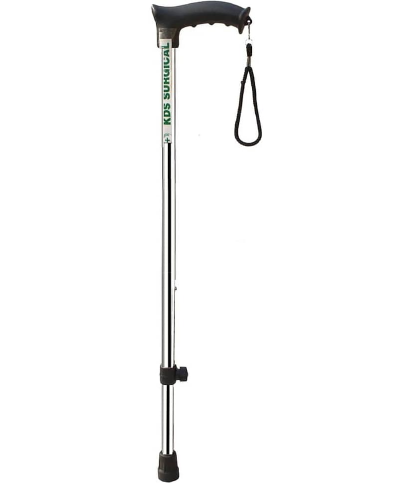 KDS SURGICAL 1 Leg L Shape Steel Walking Sticks