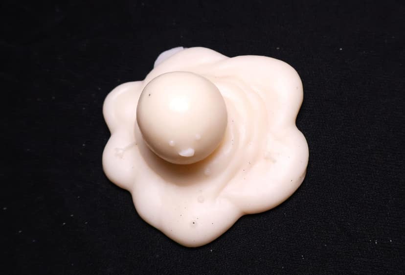 Cloud Shaped Wax Decorative Item