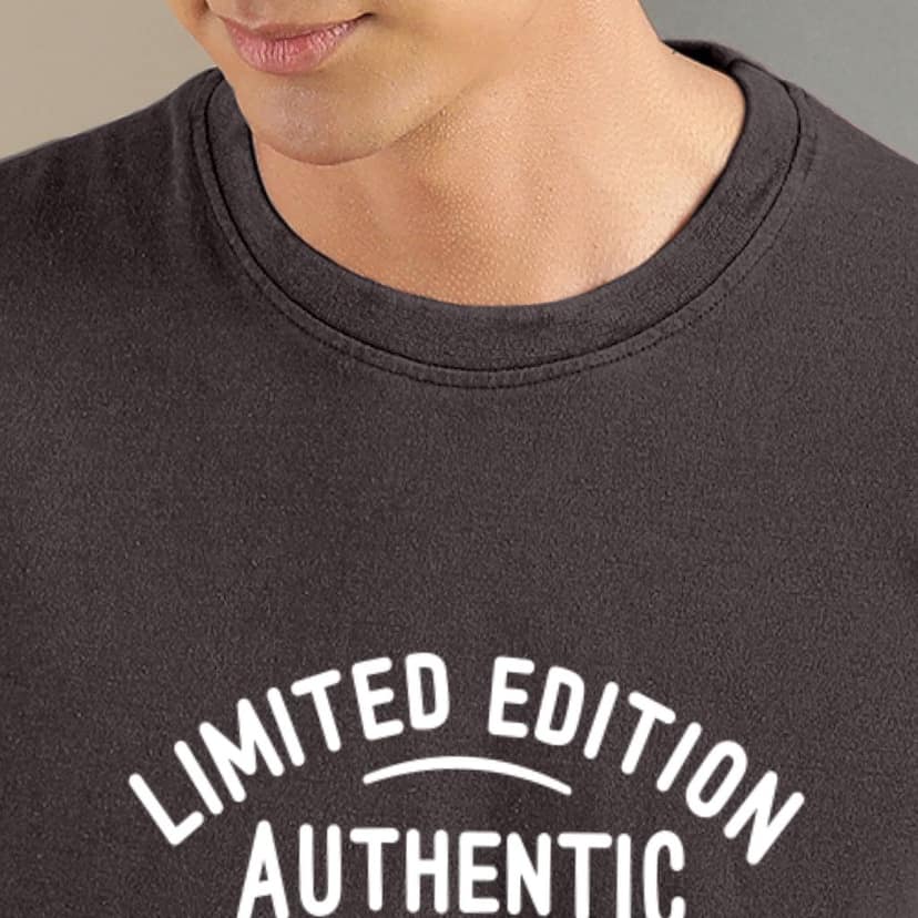 Ftx Men Printed Roundneck Cotton Rich Half Sleeve Tshirt view 3