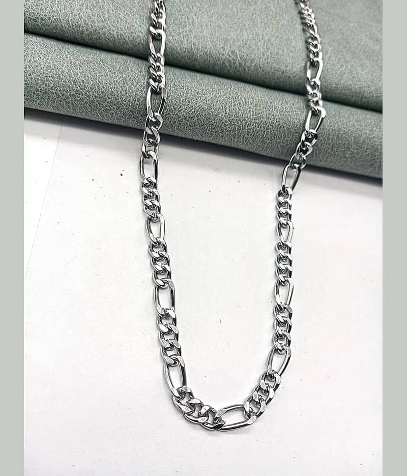 KRIMO Silver Plated Chain ( Set of 1 )
