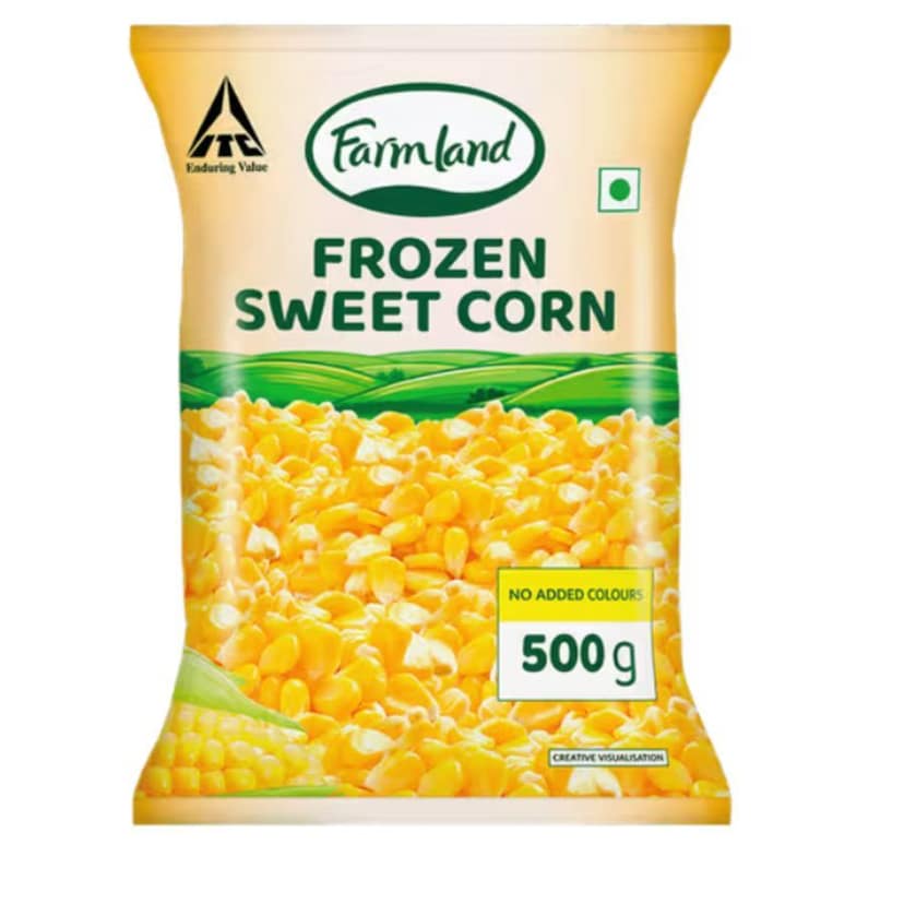 Farmland Frozen Sweet Corn - 500 gm - One pack of frozen sweet corn view 4