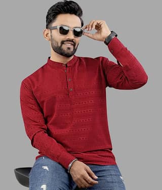Nofilter Black Cotton Blend Men's Shirt Style Kurta ( Pack of 1 )