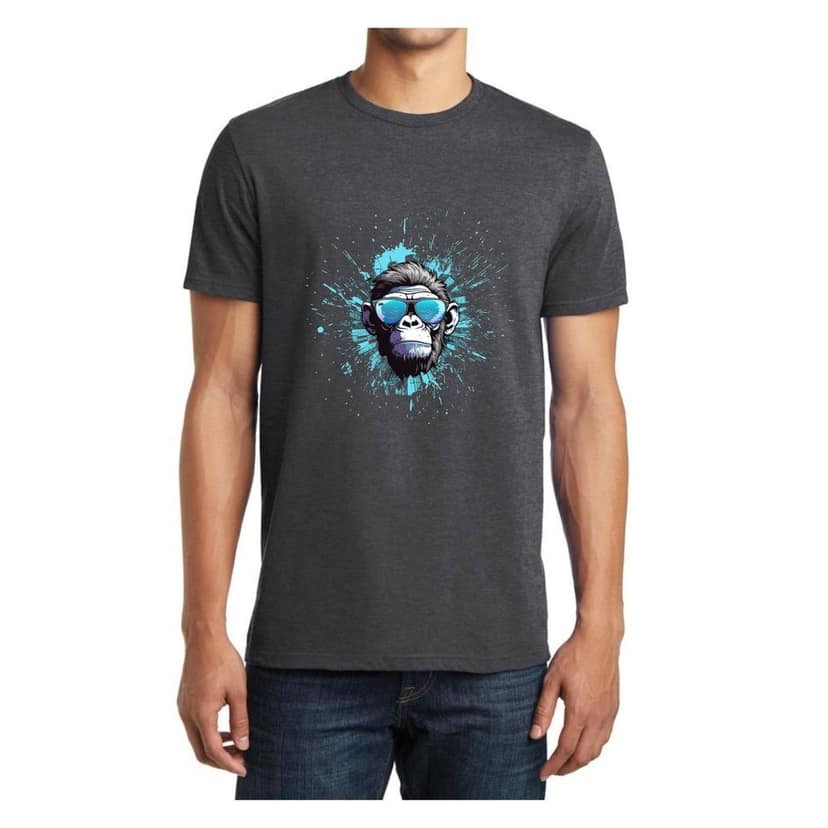 Trishoolin Abstract Theme Graphic T-Shirt (Design 10188MB) | Cotton Regular Fit Crew Neck Tee | Pack of 1